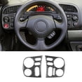 thumbnail image 1 of 2Pcs Carbon Fiber Interior Driver Dashboard Cover Trim For Honda 000 2004-2009, 1 of 11