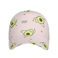 thumbnail image 2 of Disketp Avocado Doing Sport Yoga Print Baseball Caps For Outdoor Sports Fashion Casual Outdoor Caps Men Women, 2 of 9