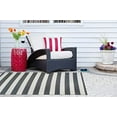 thumbnail image 6 of DII Outdoor Rug Collection Reversible Woven Polypropylene Mat, 4x6-Feet, Gray & White, 6 of 6