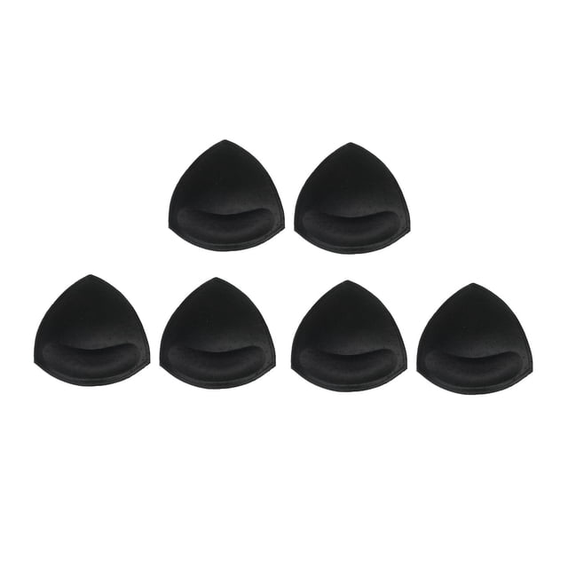 3Pairs Triangle Bra Inserts Pads Removable Bra Cups Inserts Repment Pads Sponge Soft for Top, Yoga,