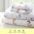 thumbnail image 4 of Wildkin Kids 4 Pc Toddler Microfiber Bed in a Bag for Boys & Girls (Mermaids Blue), 4 of 9