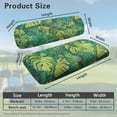 thumbnail image 3 of POLERO Golf Cart Seat Covers for Ezgo Txt Ordinary Seats, Green Monstera Palm Leaves Print Universal Front Seat Cover Set for Golf Cart Accessories All Seasons Breathable Washable, 3 of 8