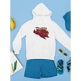 thumbnail image 3 of Captain Of The Sky! Hoodie Juniors -Image by Shutterstock,  x-Large, 3 of 4