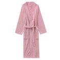 thumbnail image 4 of Robes pour Femmes Robe en Polaire Douce Col Châle Peignoir Long Manteau en Peluche Robe de Bain TG, 4 of 4