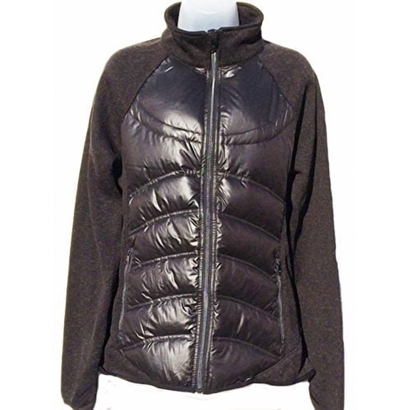 London Fog Womens Quilted Down Lightweight Jacket - Black M