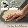 thumbnail image 6 of ODIKA Vinyl Classic Album Art Inspired Geometric Circle Contemporary Non-Slip Chair-Friendly for Dining Room, Basement, Large Office, 6 of 7