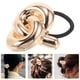 thumbnail image 2 of Lazos metálicos para el pelo, lazos geométricos, coleteros, bandas elásticas para el pelo, accesorios para el pelo para mujeres, cabello largo y grueso, regalos navideños dorados, 2 of 8