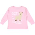 thumbnail image 3 of Inktastic Auntie's You Say Alpaca My Bags Boys or Girls Long Sleeve Toddler T-Shirt, 3 of 5