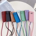 thumbnail image 2 of Funda de silicona con cordón cruzado para Xiaomi Mi Poco X4 Gt X3 Nfc X5 M4 Pro 4g M5 M3 F3 F4 5G, Poko M5 s X 3 M 5 4 M4pro, 2 of 5