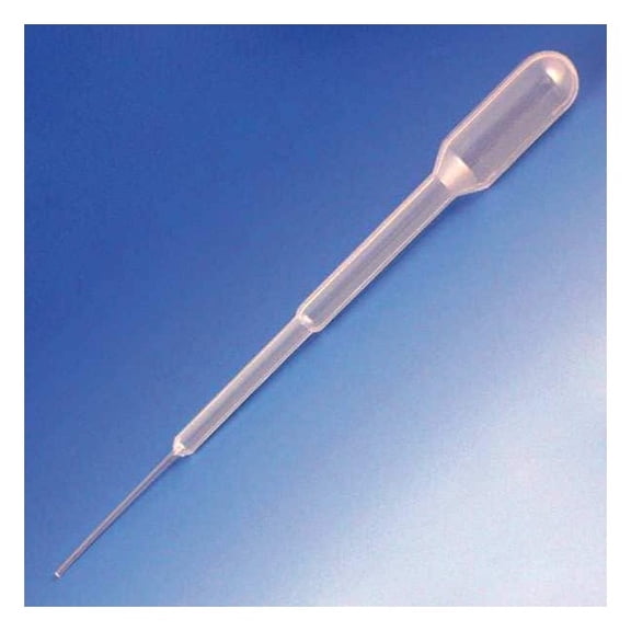 Globe Scientific Transfer Pipette,1.5mL,104mm L,PK400 134020