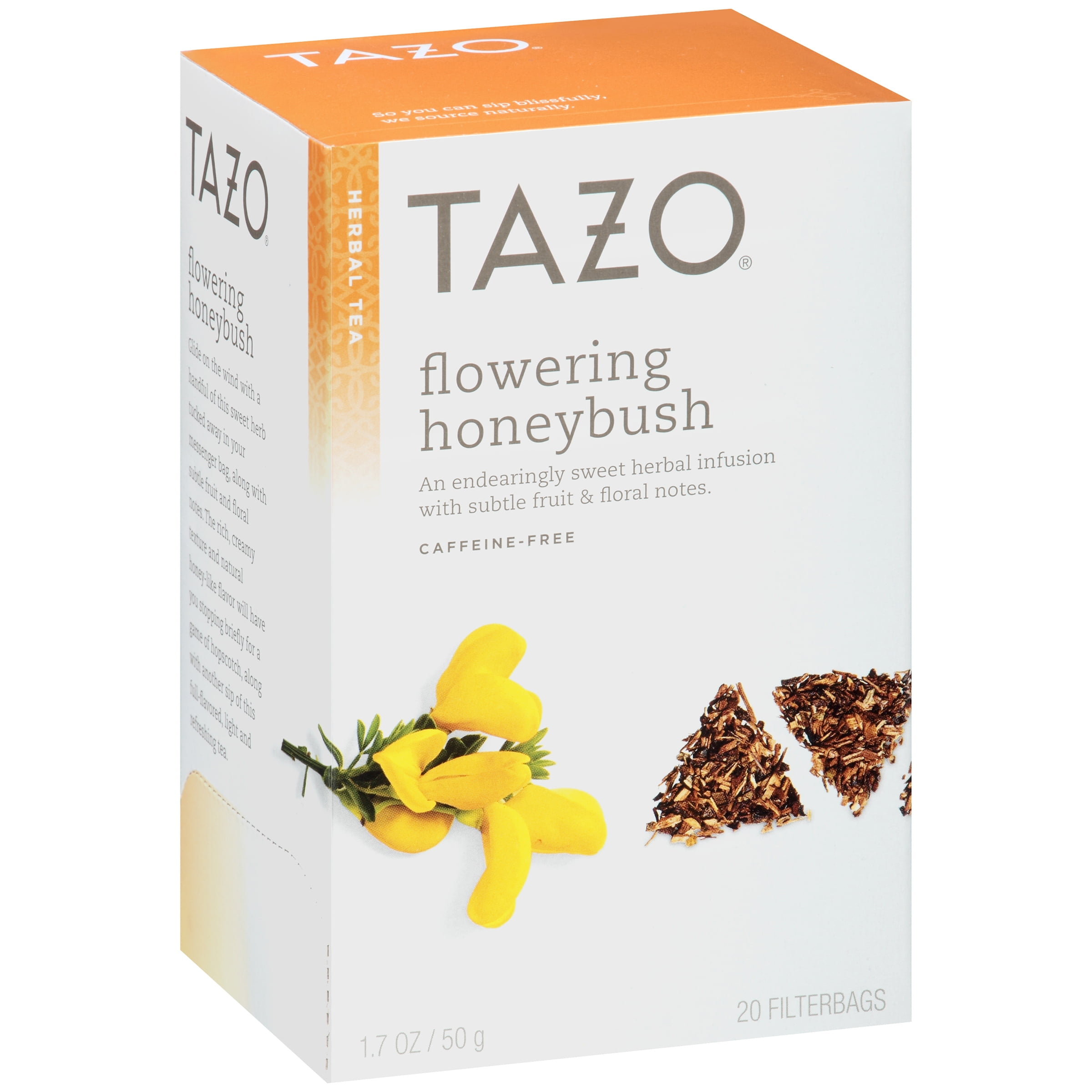 Tazo Flowering Honeybush Herbal Tea 20 ct. Box