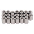 thumbnail image 1 of 20Pcs Coupling Nut Round Rod Connector Female Thread 304 Stainless Steel M5x0.8 12 L16mm, 1 of 1