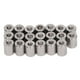 thumbnail image 1 of Tuerca de acoplamiento de 20 piezas, rosca hembra de conector de varilla redonda de acero inoxidable 304 M5x0.8 12 L16mm, 1 of 14