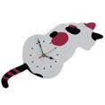 thumbnail image 4 of Cute Cat Acrylic Wall Clock with Swing Tail – Modern Silent Design, Easy to Read, Stylish Home Decoration for Living Room, 4 of 5