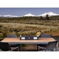 Ukiah Outside Tabletop Propane Gas Fire Pit with 40,000 BTU Output