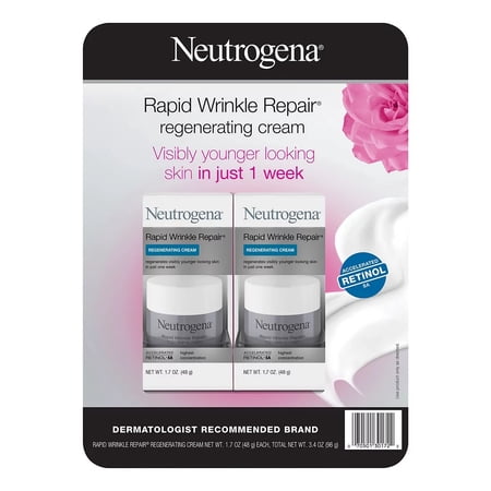 Neutrogena Rapid Wrinkle Repair Regenerating Face Cream  2 pk./1.7 fl. oz.