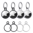 thumbnail image 1 of Llavero Stouchi Air-Tag Holder, paquete de 4 unidades, acero inoxidable delgado, 1 of 7