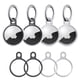 thumbnail image 1 of Llavero Stouchi Air-Tag Holder, paquete de 4 unidades, acero inoxidable delgado, 1 of 7
