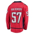 thumbnail image 3 of Men's Fanatics Trevor van Riemsdyk Red Washington Capitals Home Breakaway Jersey, 3 of 3