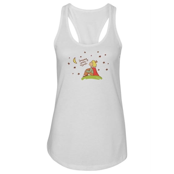 Dreams Come True Cute Quote  Tank Women -Image by Shutterstock, Female Large