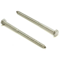 Bolt Dropper 1/4""x3"" Stainless Hex Head Lag Bolt Screws (25 Pack)
