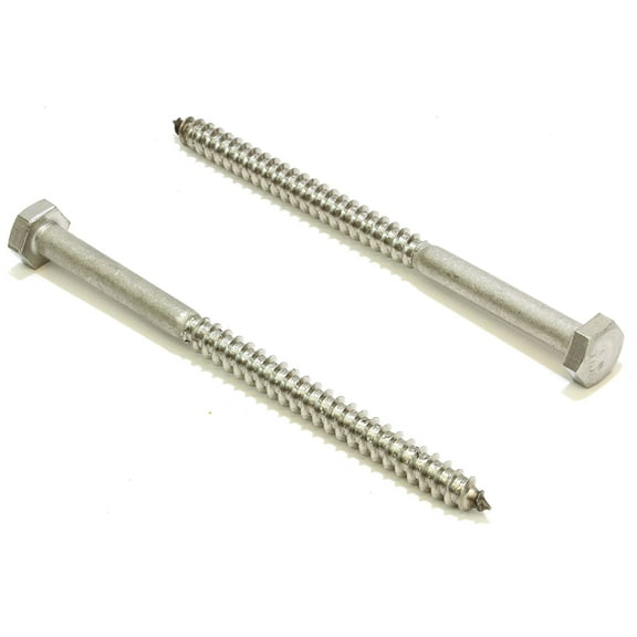 Bolt Dropper 1/4""x3"" Stainless Hex Head Lag Bolt Screws (25 Pack)