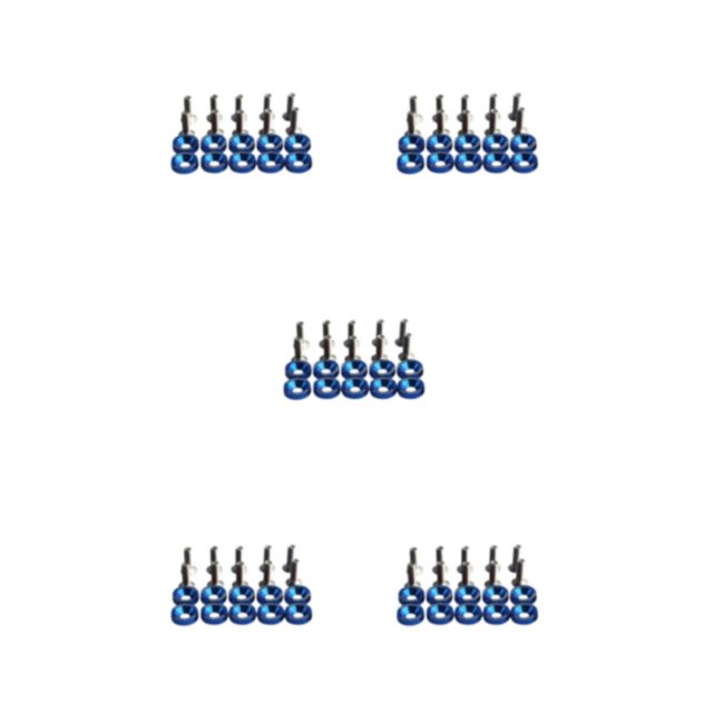 Destyer Sturdy And Durable Car Modification Gasket Screws For Reliable Car Customization Blue screw 5Set