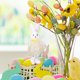 thumbnail image 4 of Adorno colgante de árbol de conejo de Pascua - Decoración suave para colgar en casa, coche o llavero - Decoraciones navideñas festivas, 4 of 6
