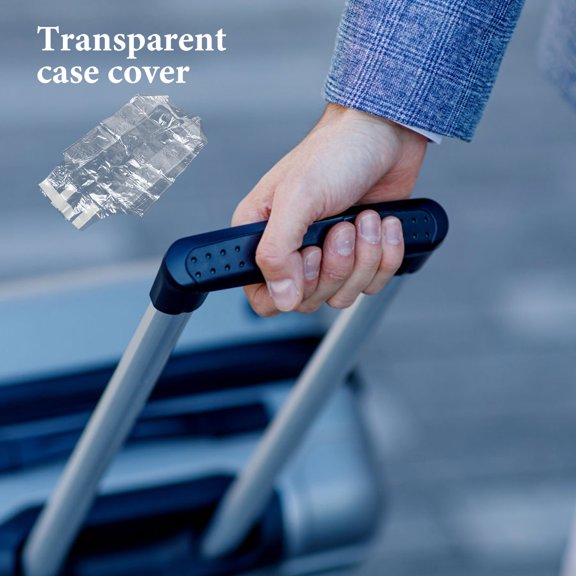Toyandona Waterproof Transparent Suitcase Cover Travel Luggage Case Cover with Scratch Resistance