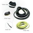 thumbnail image 3 of Realistic Rubber Black Snake 51 Inch Long Scare Fidget Toys Prank for Practical Jokes, 3 of 5