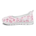 thumbnail image 6 of Wismoutput Pink Cherry Blossom Flat Shoes for Women Big Girls Skin-Friendly Durable Slip-on Shoes Gift for Ladies Size 6-11, 6 of 7