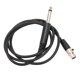 thumbnail image 3 of Cable XLR Hembra A Macho De 6,35 Mm, Cable Conector De Micrófono Duradero Y Sin Ruido De 3,28 Pies Profesional De 3 Pines Para Amplificador Para Micrófono, 3 of 7