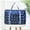 Dark Blue, variant on BadyminCSL Foldable Travel Duffel Bag Tote Carry on Luggage Sport Duffle Week-ender Overnight for Women And Girls