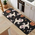 thumbnail image 5 of Halloween Ghosts Pumpkins and Stars Kitchen Rug Mat,Kitchen Runner Rugs Non Skid Washable,Decorative Kitchen Floor Mats for Kitchen,Sink,Laundry,17"x47.2", 5 of 7