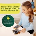 thumbnail image 2 of Juego de 4 tarjetas flash de matemáticas Star Right - Tarjetas didácticas de matemáticas Suma Resta División de multiplicación con 4 anillos - 208 tarjetas para niños de 6 años en adelante - Tarjetas, 2 of 5