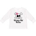 thumbnail image 3 of Inktastic Daddy's Little Rocker Skull Girls Long Sleeve Toddler T-Shirt, 3 of 5