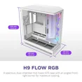 thumbnail image 2 of Gabinete NZXT H9 Flow RGB ATX 2USB 3.2 Tipo A USB 3.2 Tipo C, 2 of 2