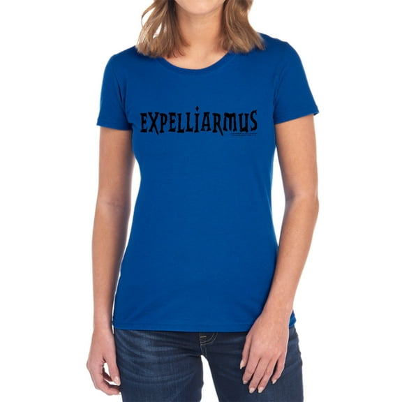 Harry Potter Expelliarmus Women's T Shirt, Royal, Small