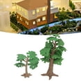 thumbnail image 3 of Arbres Miniatures, Paysage Miniature Polyvalent de Simulation d'Arbres Artificiels Réalistes pour les Modèles de Table de Sable pour les Modèles Architecturaux, 3 of 8