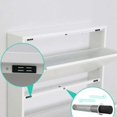 thumbnail image 3 of Armario ultrafino para el hogar, puerta, cubo abatible, entrada, unidad pequeña de almacenamiento, Zapatero estrecho de 15cm, muebles de acero al carbono, novedad de 2023, 3 of 4