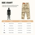 thumbnail image 4 of Picia Thanksgiving With A Grateful Heart Womens Soft Woven Cotton Elastic Waistband Sleep Pajama Pant Lounge Sleep Pant With Pockets And Drawstring-Small, 4 of 9