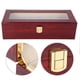 thumbnail image 5 of Organizador de madera del tenedor de la caja del almacenamiento de las ranuras de la exhibición del reloj ANGGREK Otros, 5 of 8