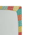 thumbnail image 2 of Ambesonne Kitchen Fitted Sheet, Flowers Dots Stripes, Twin XL Size, Coral Yellow Mint Green, 2 of 2