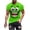 Green, variant on Men's Funny Smile Face Graphic T-Shirt, Novelty Cartoon Short Sleeve Crew Neck Casual Summer Top, S-4XL