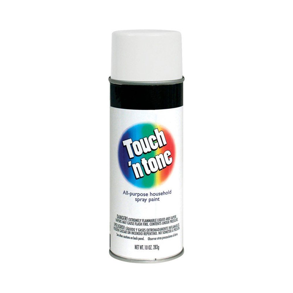 Rustoleum 55280 830 10 Oz Flat White Touch 'N Tone® Spray Paint Pack of 6
