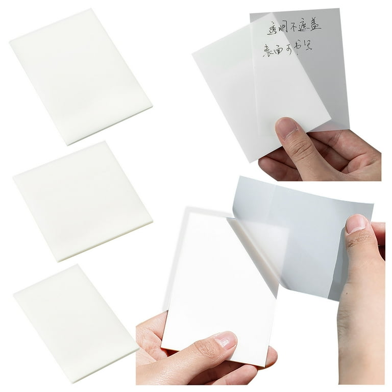 Waterproof Clear Transparent Sticky Notes Perfect For Home - Temu