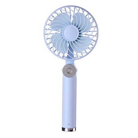 

Outdoor Portable Rechargeable Rotary Folding Mini Fan Handheld USB Mini Charging Fan Blue