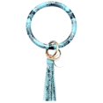 thumbnail image 2 of Hot6sl Ofertas y Liquidaciones Pulsera de Cuero Grande con Borlas y Llavero Redondo, Joyería, Tendencia de Moda, 2 of 2