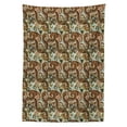 thumbnail image 3 of Ambesonne Paisley Tablecloth Rectangular Table Cover, Blooms Ethnic, 60"x84", Multicolor, 3 of 4