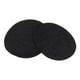 thumbnail image 4 of 6x Parches de tela de costura de mezclilla Pantalones ovalados Chaquetas Parches Negro Hugo Parches de hierro en jeans, 4 of 6